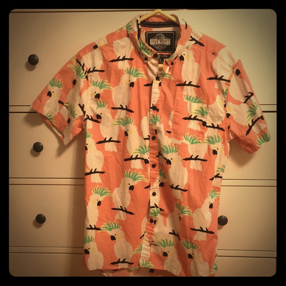 Men’s short sleeve button up shirt